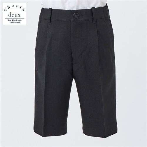 CHOPIN deux(ショパン ドゥ) ハーフパンツ（小） キッズ 男の子 フォーマル 100cm 110cm 120cm 130cm(ブラック-100cm)