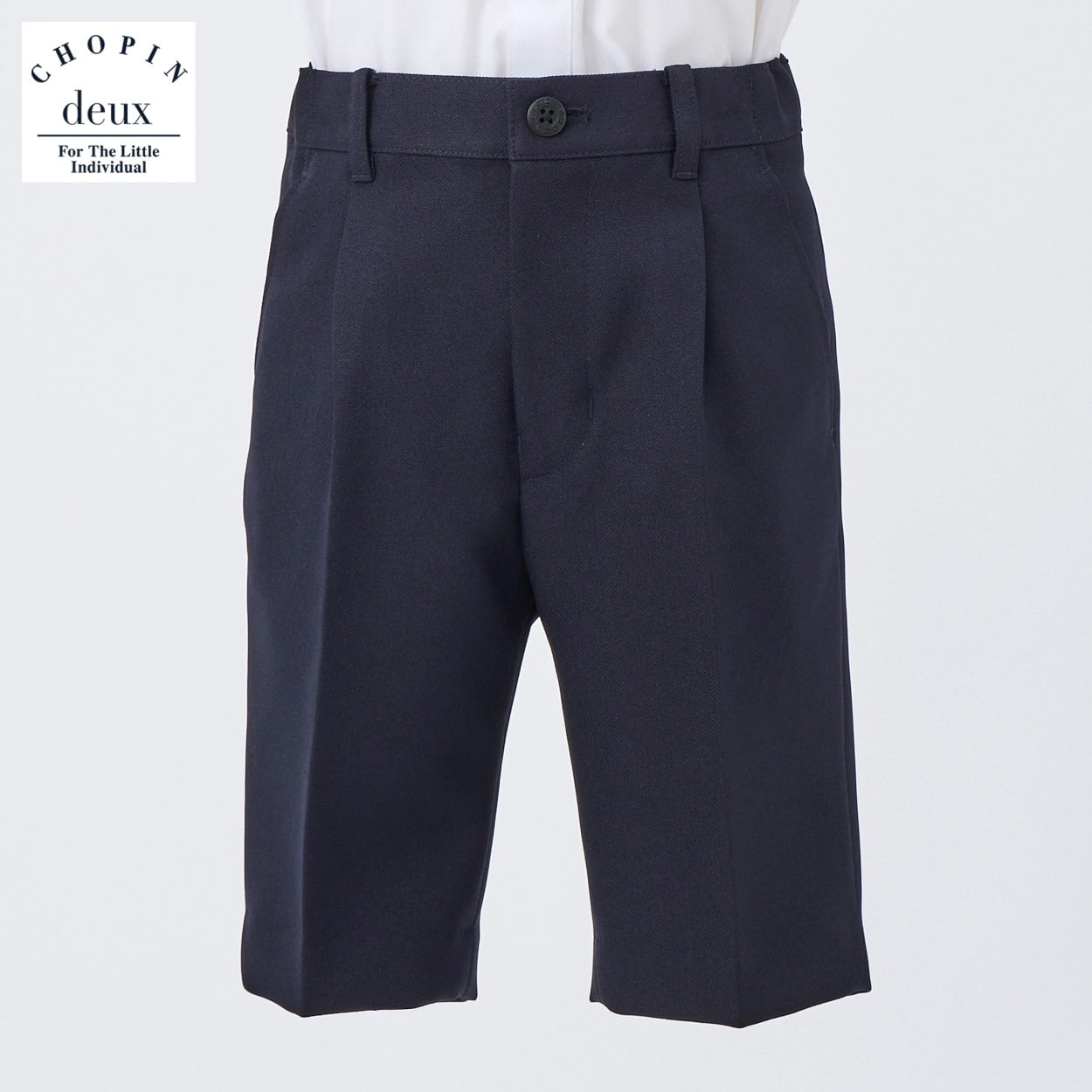CHOPIN deux(ショパン ドゥ) ハーフパンツ（小） キッズ 男の子 フォーマル 100cm 110cm 120cm 130cm(ネイビー-130cm)