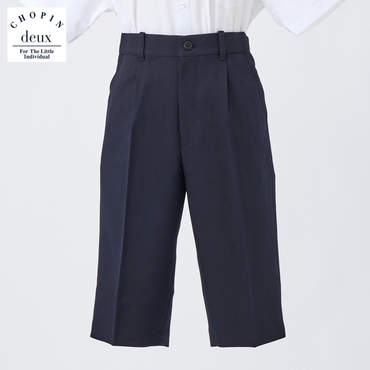 CHOPIN deux(ショパン ドゥ) ハーフパンツ（大） キッズ 男の子 フォーマル 140cm 150cm 160cm 170cm(ネイビー-170cm)