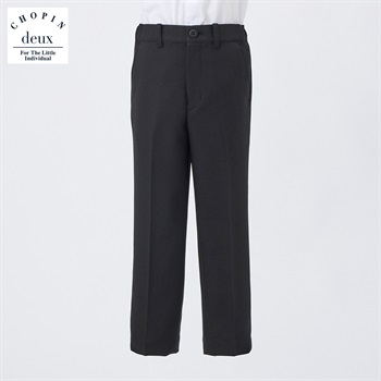 CHOPIN deux(ショパン ドゥ) ロングパンツ（小） キッズ 男の子 フォーマル 100cm 110cm 120cm 130cm(ブラック-100cm)
