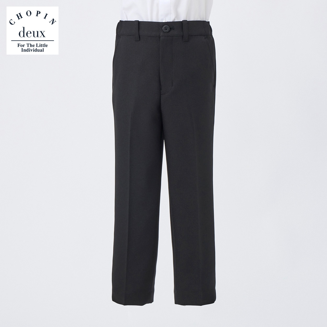 CHOPIN deux(ショパン ドゥ) ロングパンツ（小） キッズ 男の子 フォーマル 100cm 110cm 120cm 130cm(ブラック-110cm)