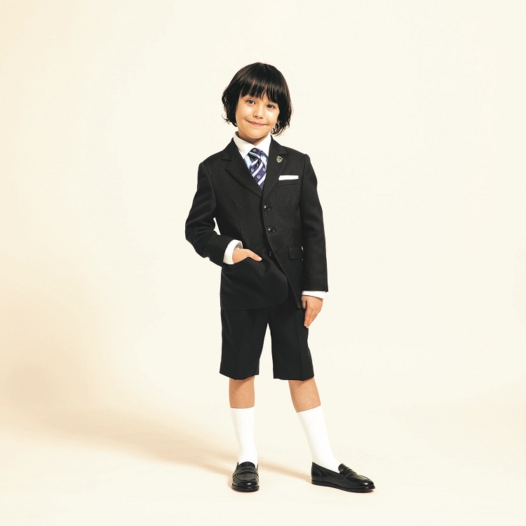 waltz by BEAMS DESIGN ストライプネイビースーツ キッズ 男の子