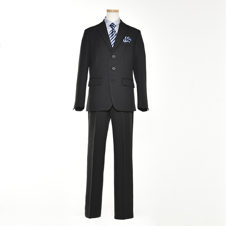 WANDER FACTORY へリンボン3つボタンスーツ キッズ 男の子 140cm  