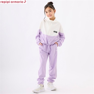 repipi  (レピピ） 裏毛クロップド丈ジャケット
