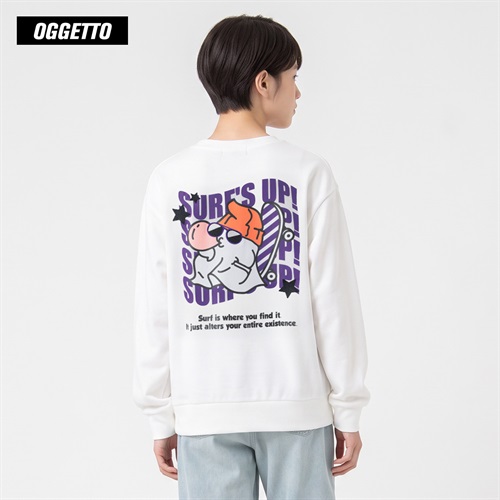 OGGETTO(オジェット) バックオバケプリントトレーナー キッズ 男の子 140cm-170cm