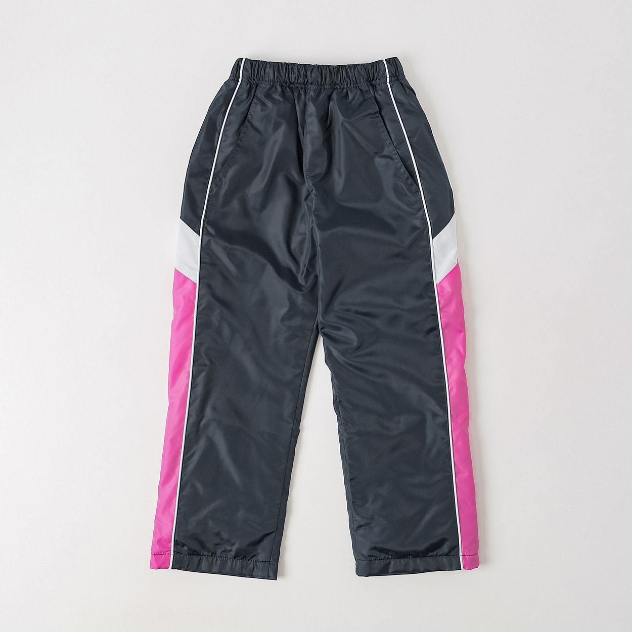 裏フリーススキーパンツ キッズ 女の子 100cm-130cm(ネイビー-110cm)