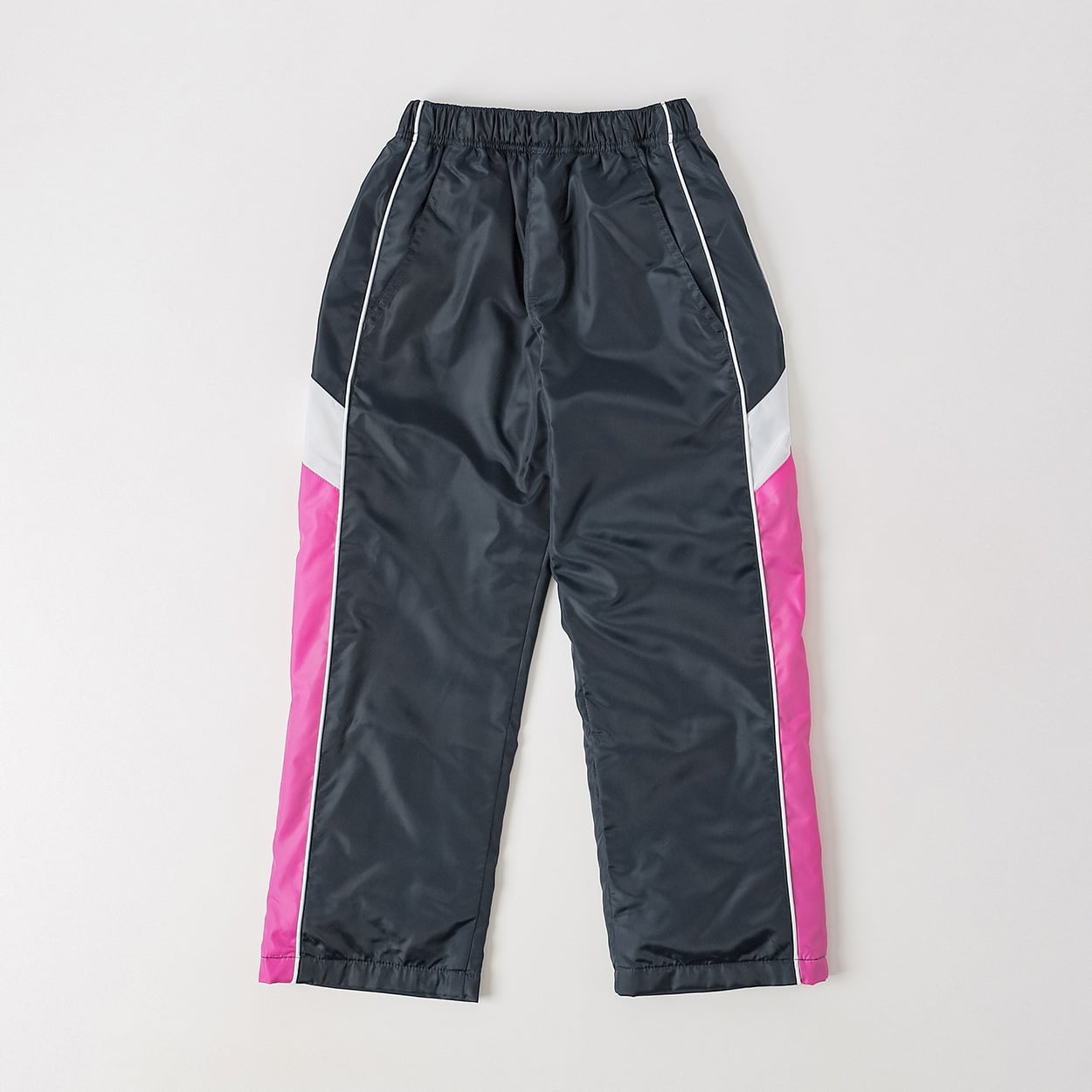 裏フリーススキーパンツ キッズ 女の子 100cm-130cm(ネイビー-130cm)