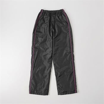 裏フリーススキーパンツ キッズ 女の子 130cm-160cm(ブラック-130cm)