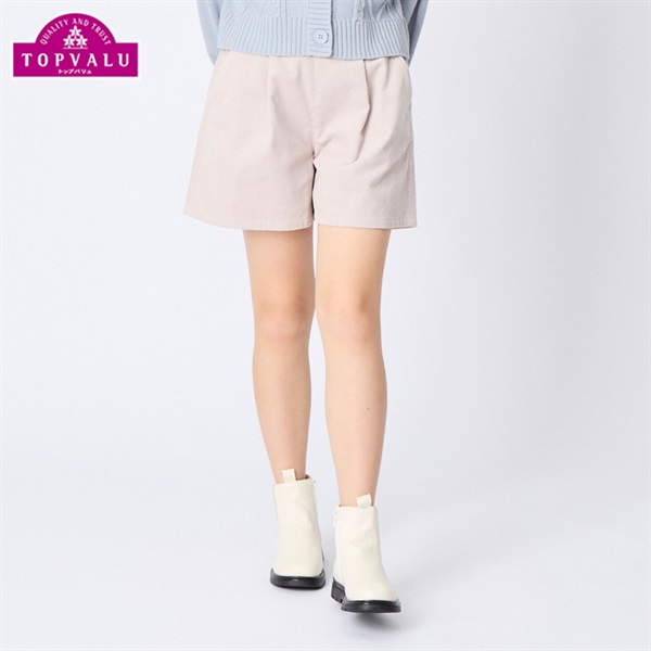 ポンポネット ショートパンツ キュロット 150 赤黒 