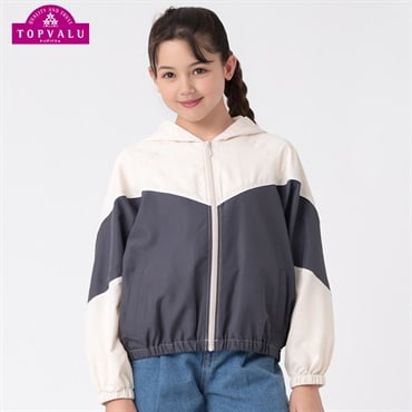 フード付きジャケット 女の子 トップバリュ キッズ130cm-160cm