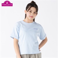 テマ楽COOL ロールアップTシャツ 女の子 トップバリュ キッズ