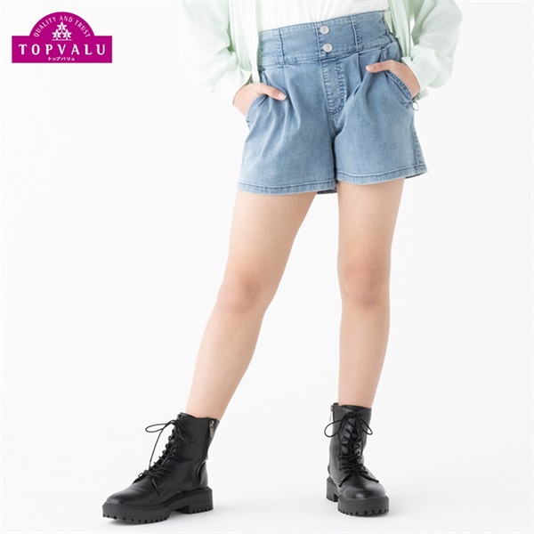 DABUWAWAキュート ハイウエスト アシンメトリー ショートパンツ lhb959.jpg
