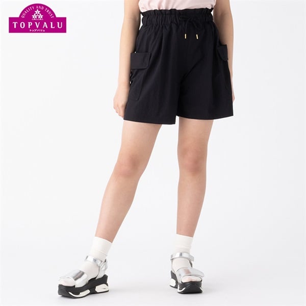 スタ楽SUMMER COOL カーゴショートパンツ 女の子 トップバリュ