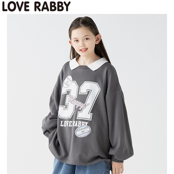 ラブラビ 裏毛ポロ衿チュニックスウェット キッズ130cm-160cm | イオン  