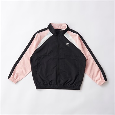 FILA(フィラ) シャカジャケット 女の子 キッズ 140cm-160cm(ブラック-140cm)