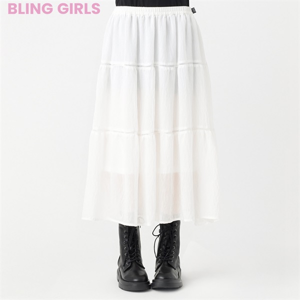 【Abel】新品 ギャザーロングスカート Abel アベル ギャザーロングスカート