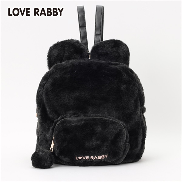 ラブラビ 耳付きファーリュック 女の子 キッズ | イオンスタイル