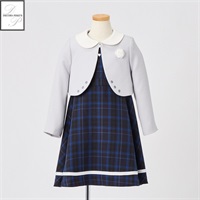 DECORA PINKY'S(デコラピンキーズ)? グレーボレロチェックワンピース