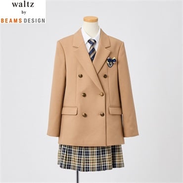 ビームスwaltz by BEAMS DESIGNフォーマル 12入学式 卒業式 waltz by BEAMS DESIGN ロングジャケットベージュスーツ キッズ