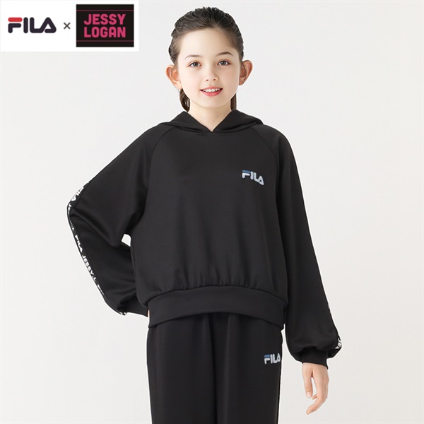 FILA×JESSY LOGAN コラボショートパーカー 女の子 キッズ 130cm-160cm