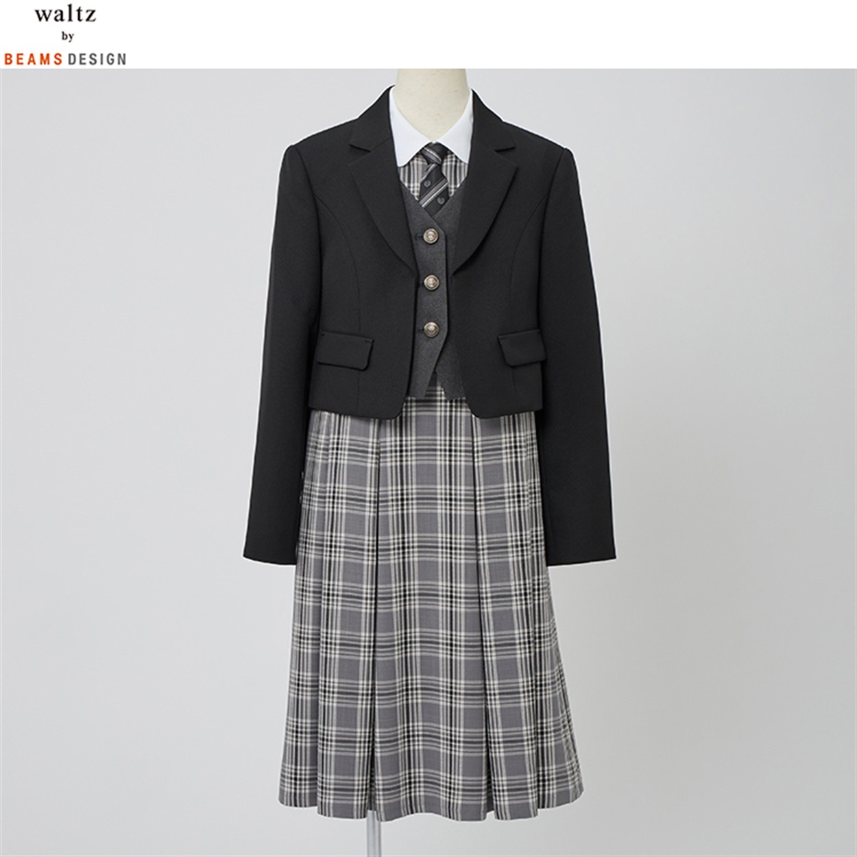 waltz by BEAMS DESIGN フェイクレイヤードスーツ キッズ 女の子