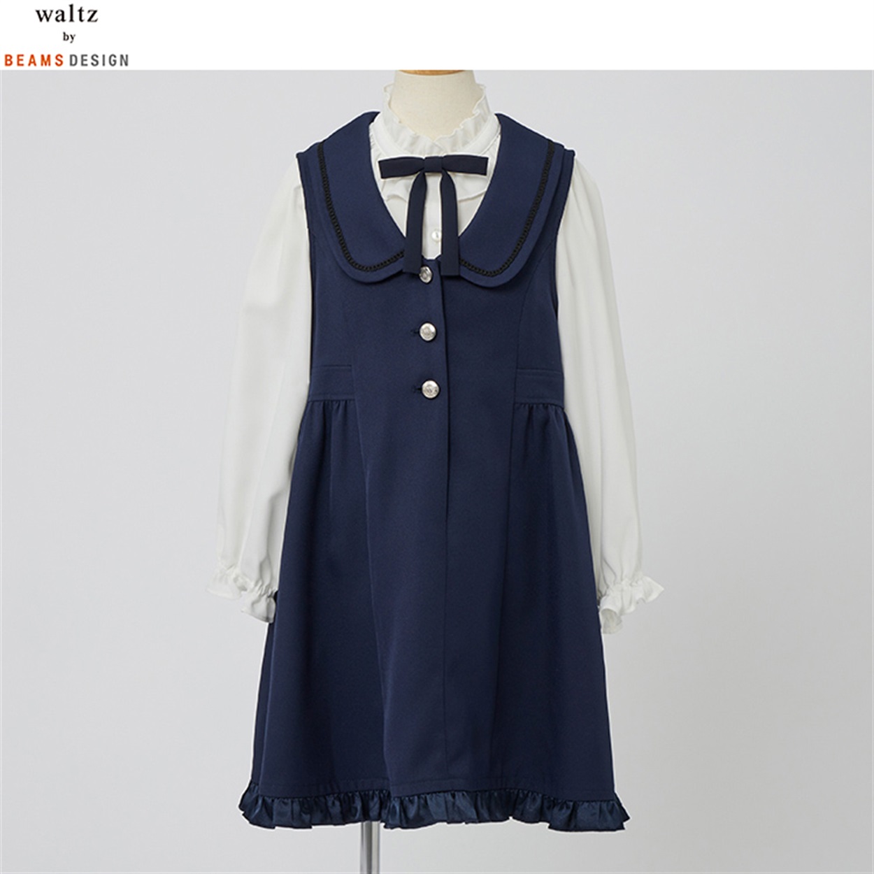 waltz by BEAMS DESIGN ネイビージャンスカコンポ キッズ 女の子