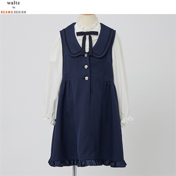 waltz by BEAMS DESIGN ネイビージャンスカコンポ キッズ 女の子