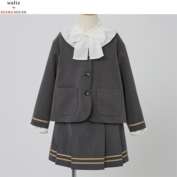 waltz by BEAMS DESIGN グレーセットアップスーツ キッズ 女の子