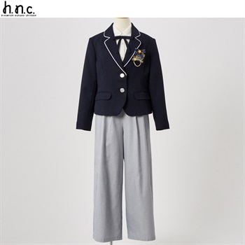 hiromichi nakano children ネイビージャケットパンツスーツ キッズ