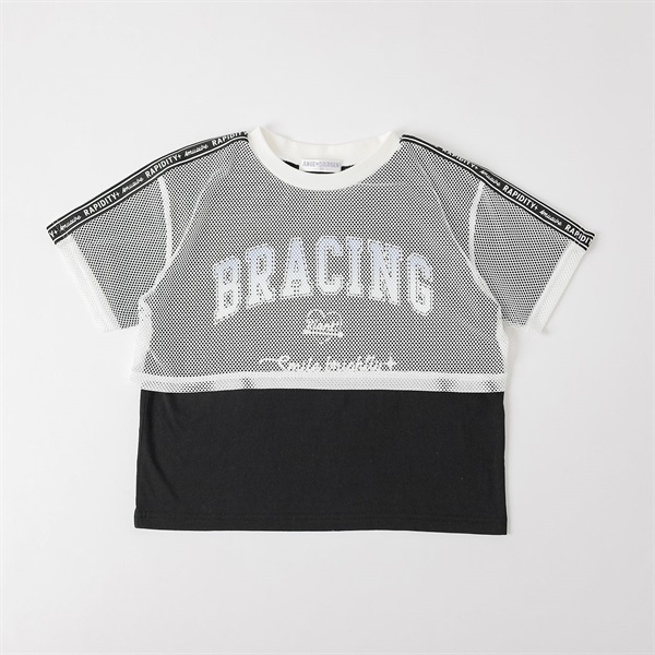 メッシュドッキングTシャツ 女の子 キッズ 130cm-160cm | イオン 