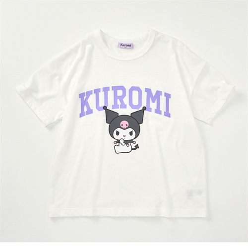 サンリオキャラクターズ クロミ プリントＴシャツ 女の子 キッズ 130cm-160cm(ホワイト-130cm)