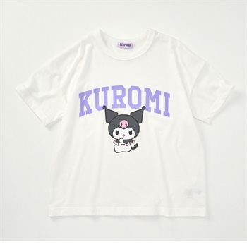 サンリオキャラクターズ クロミ プリントＴシャツ 女の子 キッズ 130cm-160cm(ホワイト-130cm)