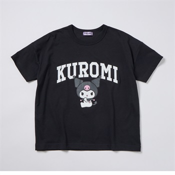 サンリオキャラクターズ クロミ プリントＴシャツ 女の子 キッズ 130cm-160cm(ブラック-130cm)