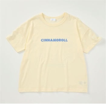 サンリオキャラクターズ シナモロール プリントＴシャツ 女の子 キッズ 130cm-160cm(アイボリー-130cm)