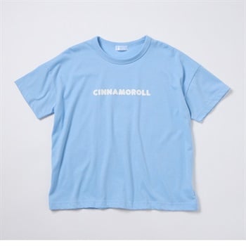 サンリオキャラクターズ シナモロール プリントＴシャツ 女の子 キッズ 130cm-160cm(サックス-130cm)