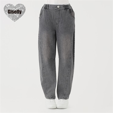 Giselly(ジゼリー) カーブデニムパンツ 女の子 キッズ 130cm-160cm