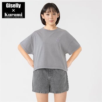 ジゼリー＜クロミ＞ ピグメントTシャツ 女の子 キッズ 130cm-160cm(グレー-130cm)