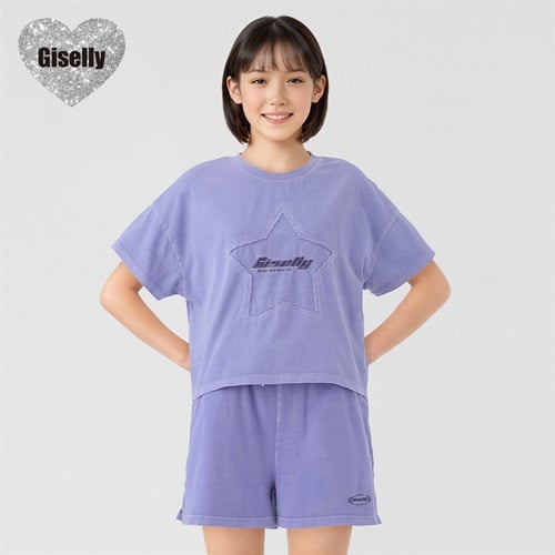 Giselly（ジゼリー） ピグメントTシャツ キッズ 女の子 130cm-160cm