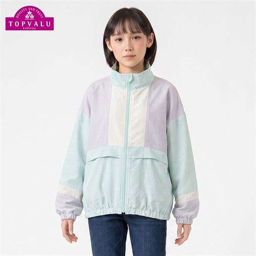 はっ水UV対策ジャケット キッズ 女の子 トップバリュ 130cm-160cm