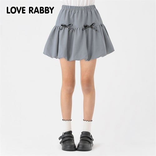 LOVERABBY(ラブラビ) ロゴリボンバルーンスカパン キッズ 女の子 130cm-160cm