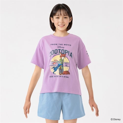 ディズニー/ズートピア ニックとジュディTシャツ キッズ 女の子 130cm-160cm