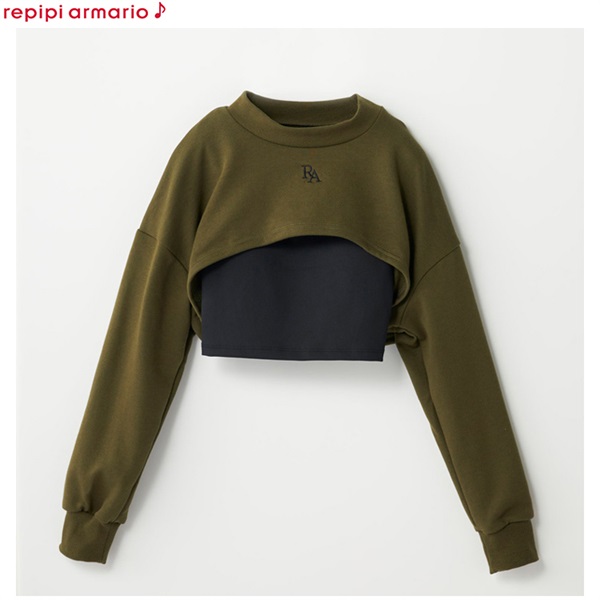 repipi armario (レピピ） キャミブラ短丈スウェットセット