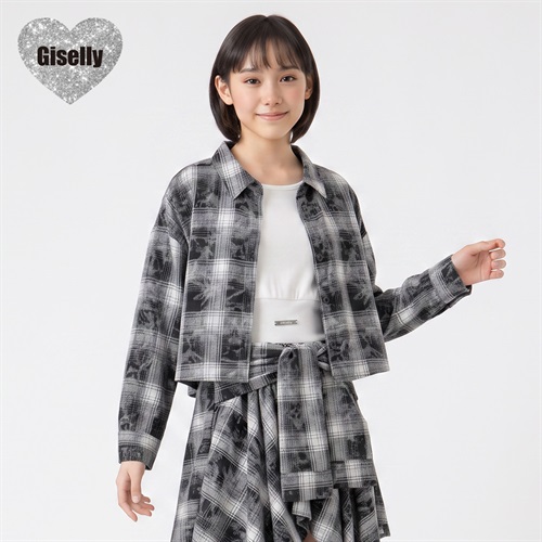 Giselly(ジゼリー) シャツタンクアンサンブル キッズ 女の子 130cm-160cm