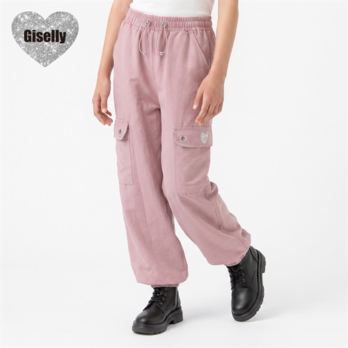 Giselly(ジゼリー) ヴィンテージサテンカーゴパンツ キッズ 女の子 130cm-160cm