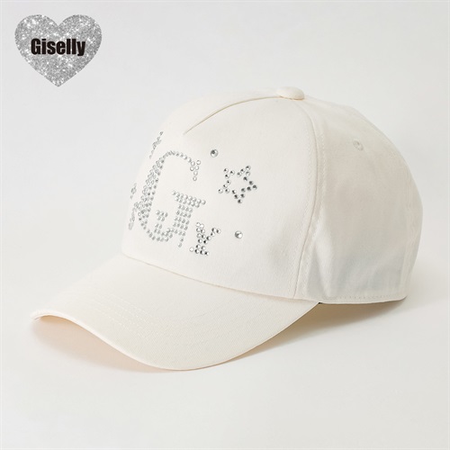 Giselly(ジゼリー) ラインストーンロゴキャップ キッズ 女の子