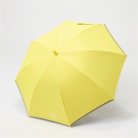 55cm 晴雨どっちもつかえる長傘 ジャンプ式 晴雨兼用 キッズ 小学生(イエロー)