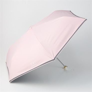 晴雨どっちもミニ傘 55cm 男の子 女の子 キッズ 小学生 晴雨兼用(ピンク)