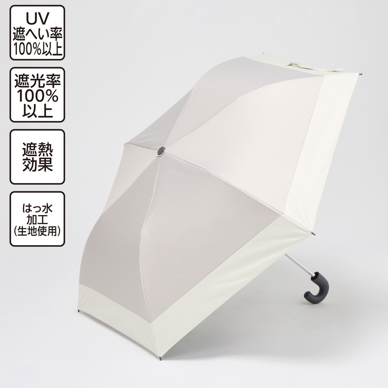 Wpc. for Kids 晴雨兼用折りたたみ傘 バイカラー 50cm A 男の子 女の子