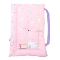 プリント防災頭巾　子供 キッズ(薄アカ-フリー)