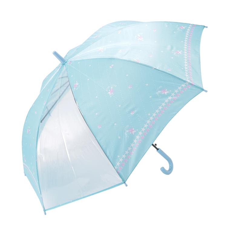 プリント傘  58cm    トップバリュ(ウスアオ)